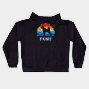 Pumi Vintage Design Dog Kids Hoodie